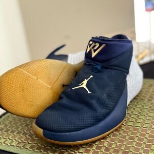Jordan Why Not Zer0.1 Tribute KB3 Navy Gold Size 12 CLEAN Basketball RWestbrook